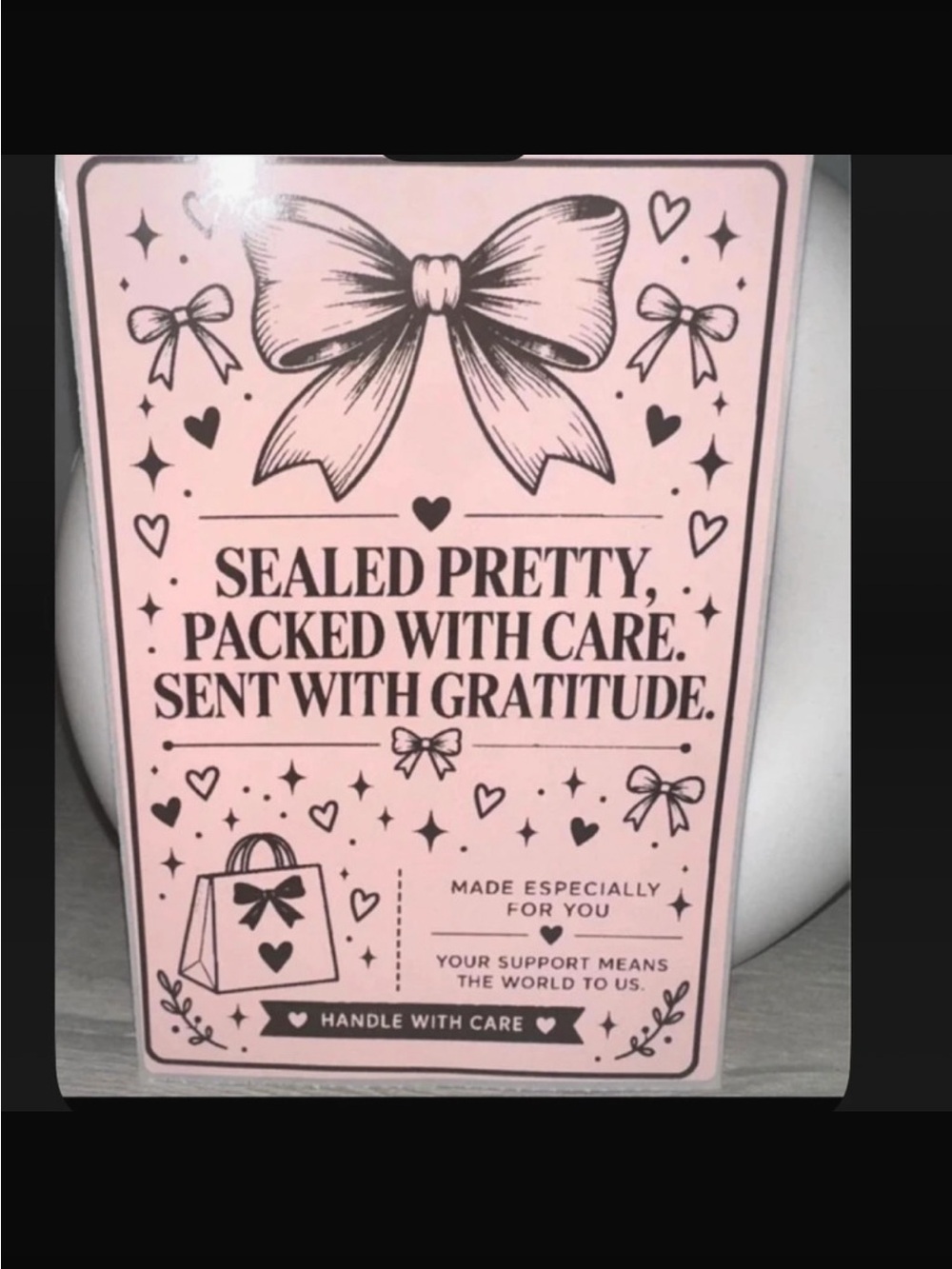 15 Cute 4x6 pink packaging labels